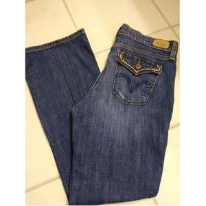 Levi's Womens Size 8 515 Boot Cut Denim Blue Jeans